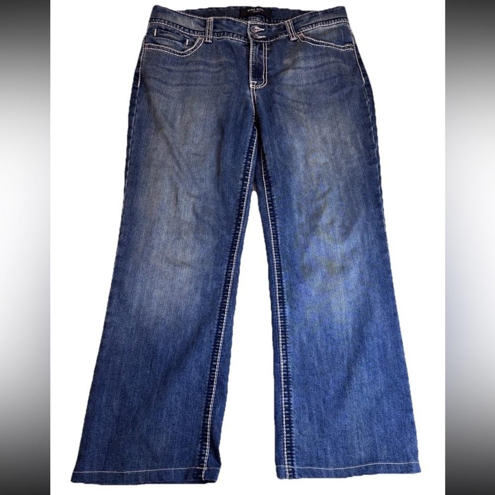 Nine West Classic Blue Boot Cut Jeans S
Size 12